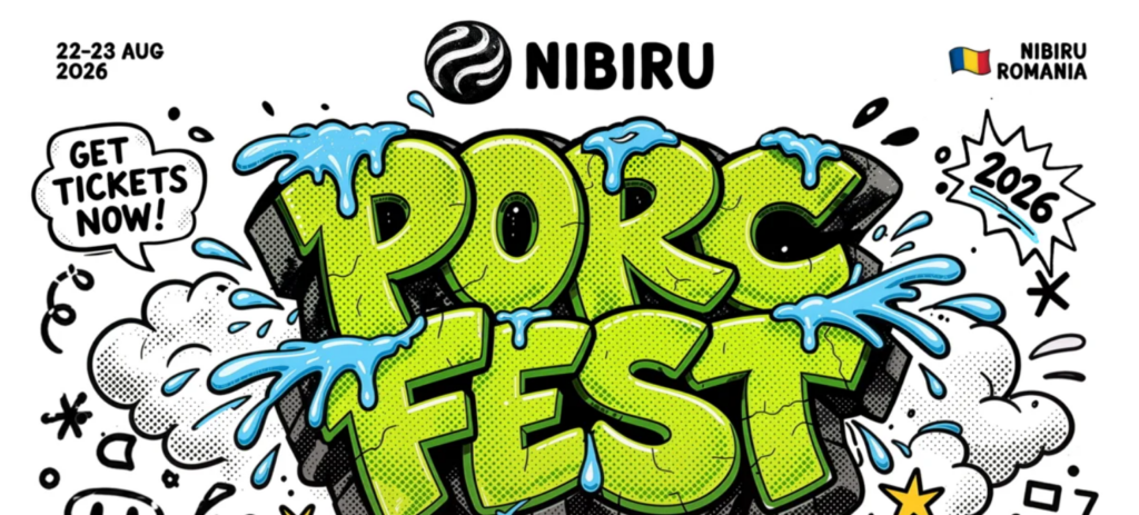 NIBIRU anunță PORC FEST, un weekend dedicat culturii hip hop, muzicii și comunității underground (P)