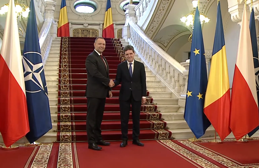 Președintele Poloniei, Karol Nawrocki, primit de Nicușor Dan la Palatul Cotroceni