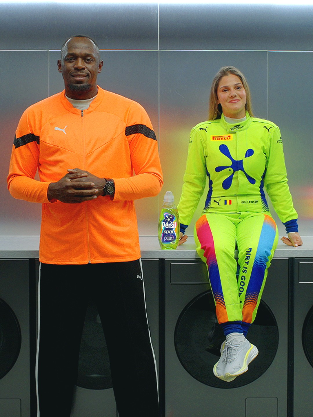 Usain Bolt a venit la București pentru filmări