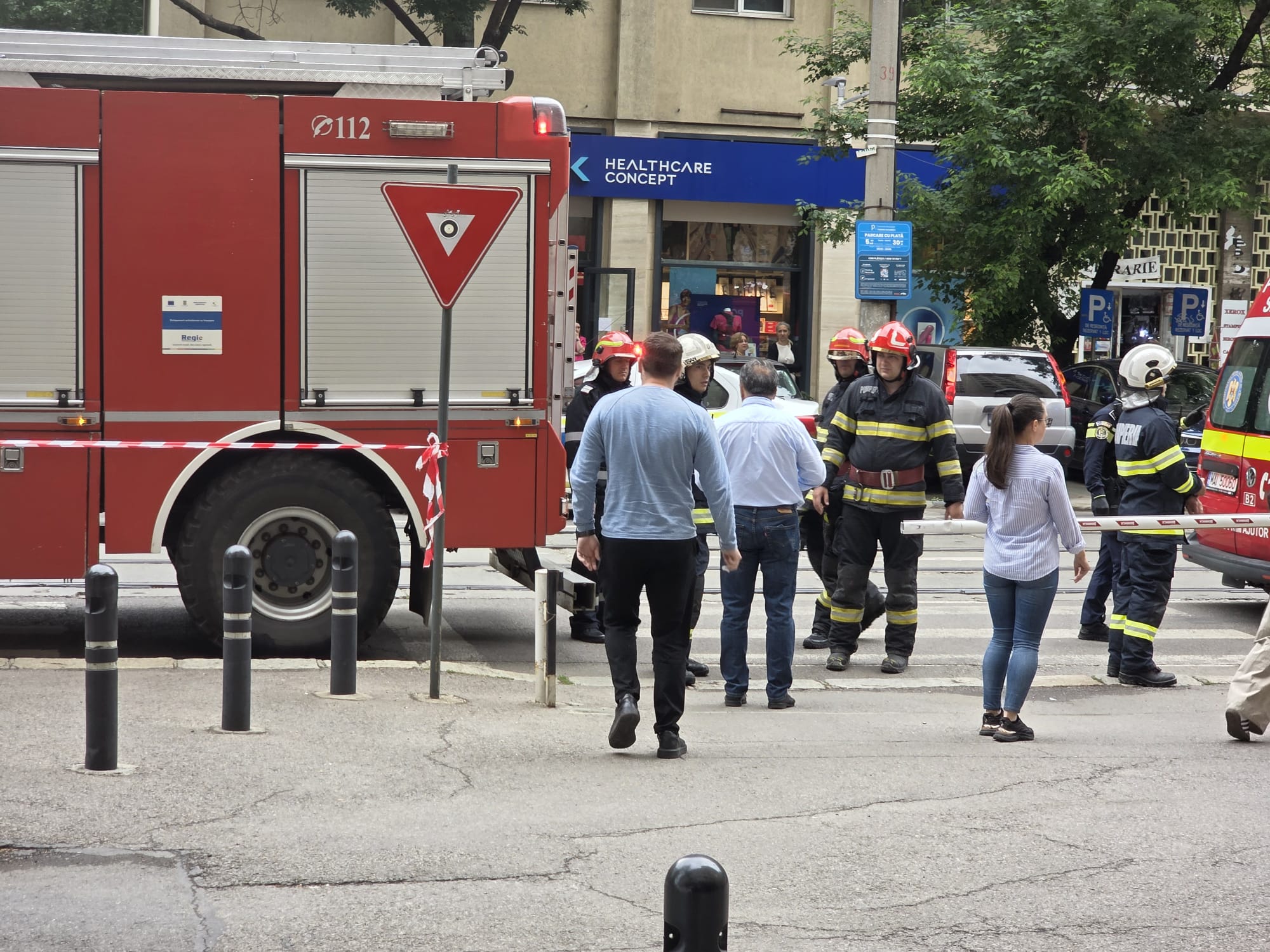 Un lift a căzut în gol la Ministerul Transporturilor