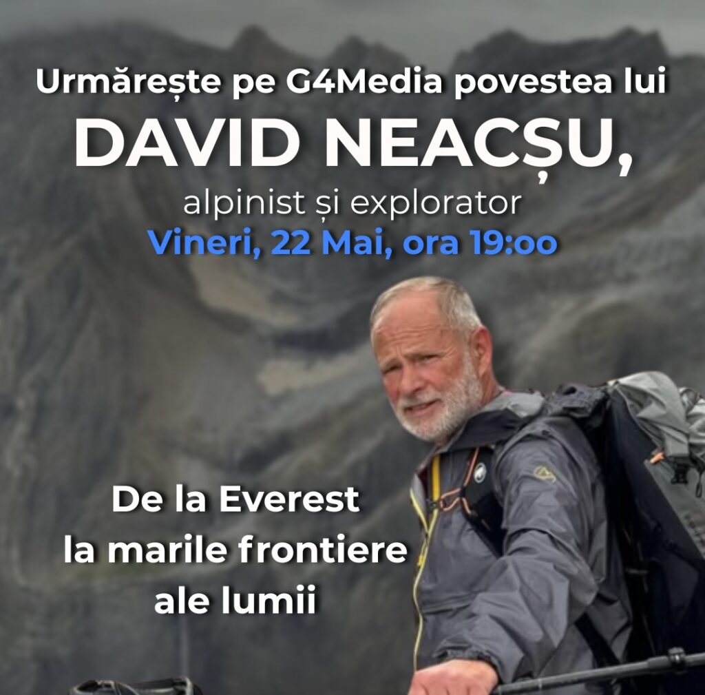Omul care a dus România pe Everest: Povestea lui David Neacșu, într-un interviu marca G4Media