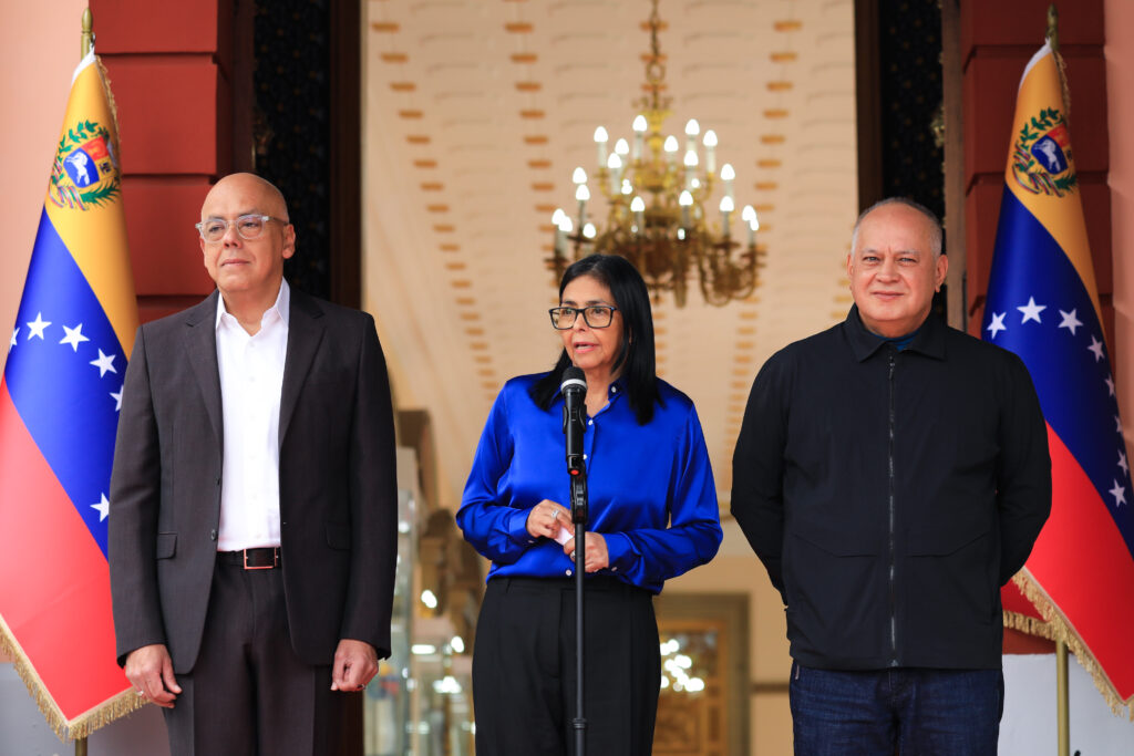Vizită surpriză: Președinta interimară a Venezuelei, Delcy R