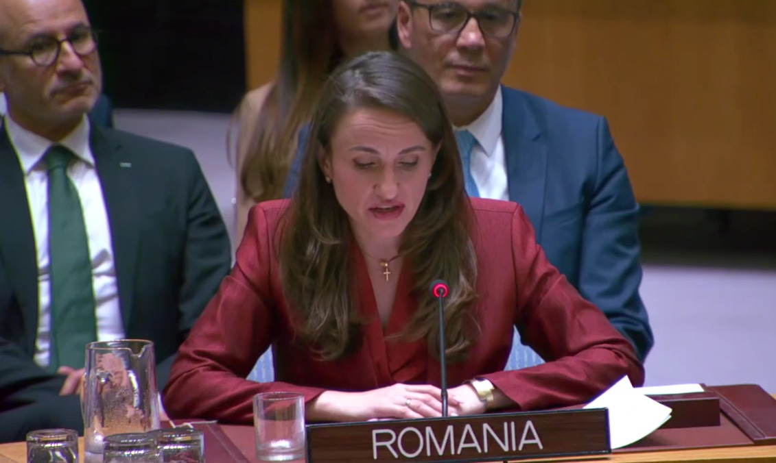 Oana Țoiu contrazice Rusia la ONU despre drona Galați