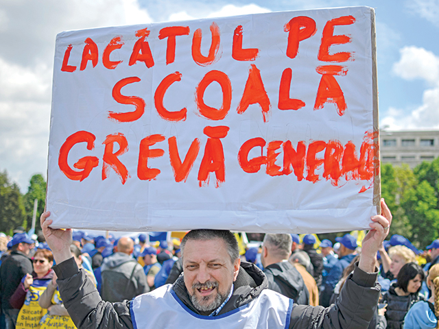 FSLI „Spiru Haret” – nou referendum printre profesori în privința unei greve generale