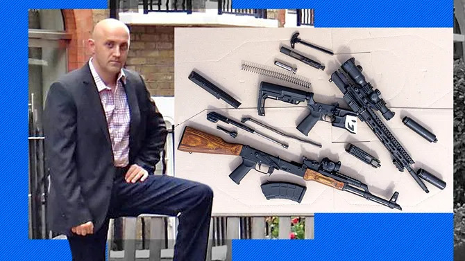 Arsenalul impresionant, deținut de Potra în locuința sa din Mediaș, așa cum reiese din rechizitoriul procurorilor