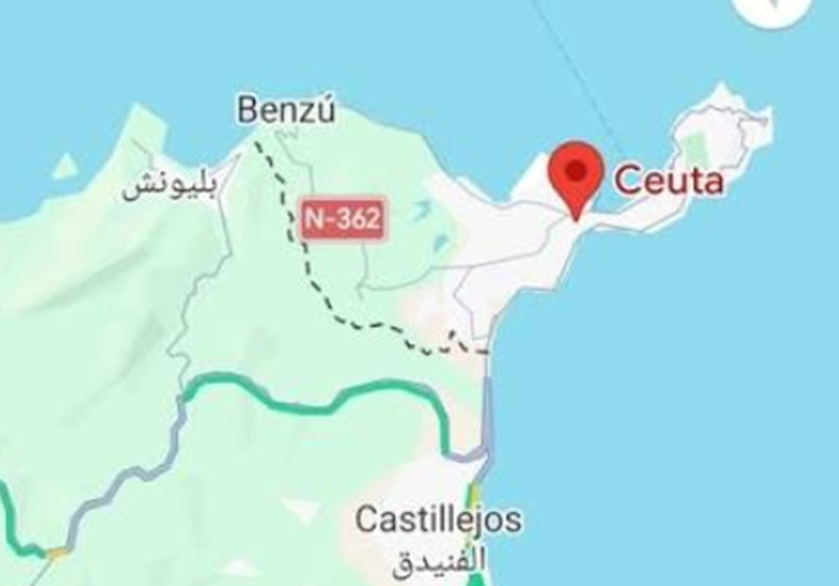 Google Maps Nu Recunoa te Suveranitatea Spaniei La Frontiera Cu Ceuta Google Maps Nu Recunoa te Suveranitatea Spaniei La Frontiera Cu Ceuta