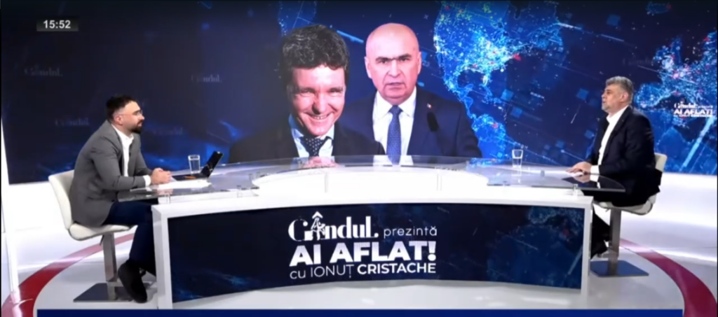 Marcel Ciolacu: Nicuşor Dan este foarte inteligent. Are multe defecte, dar prost nu este