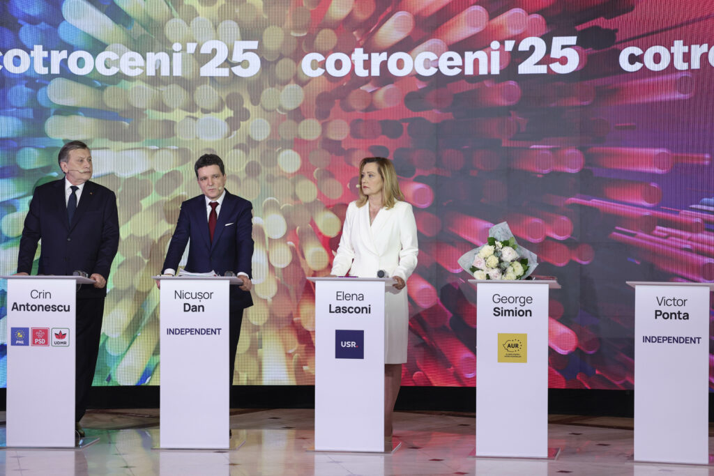 Dezbatere prezidențială la Palatul Cotroceni: Atacuri dure între Elena Lasconi, Nicușor Dan și Crin Antonescu / Ce ar face dacă Rusia ar ataca România / George Simion s-a retras de la confruntare