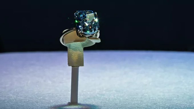 Licitație de Bijuterii de 100 de Milioane de Dolari cu Diamantul Bleu Méditerranée în Prim-Plan, Piesa Centrală Cântărind 10 Carate Înaintea Expoziției Internaționale din Abu Dhabi, Taipei, Hong Kong și New York!