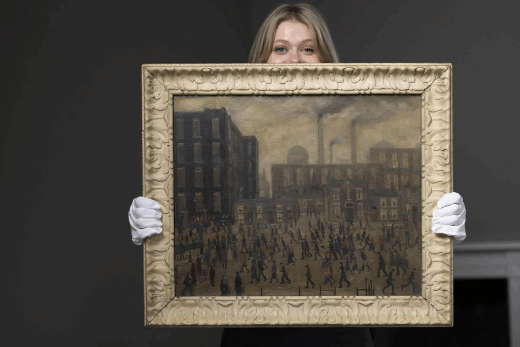 Tablou de Lowry cumpărat cu 10 lire în 1926, vândut la licitație cu peste 800.000 de lire