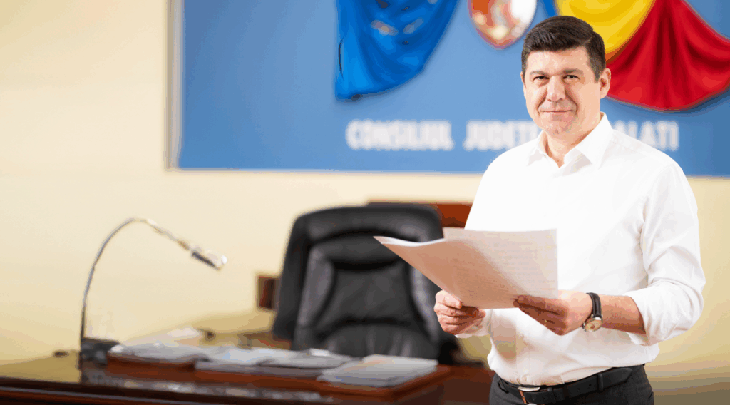 Președintele CJ Galați anunță că va vota pentru un drum european și Nicușor Dan