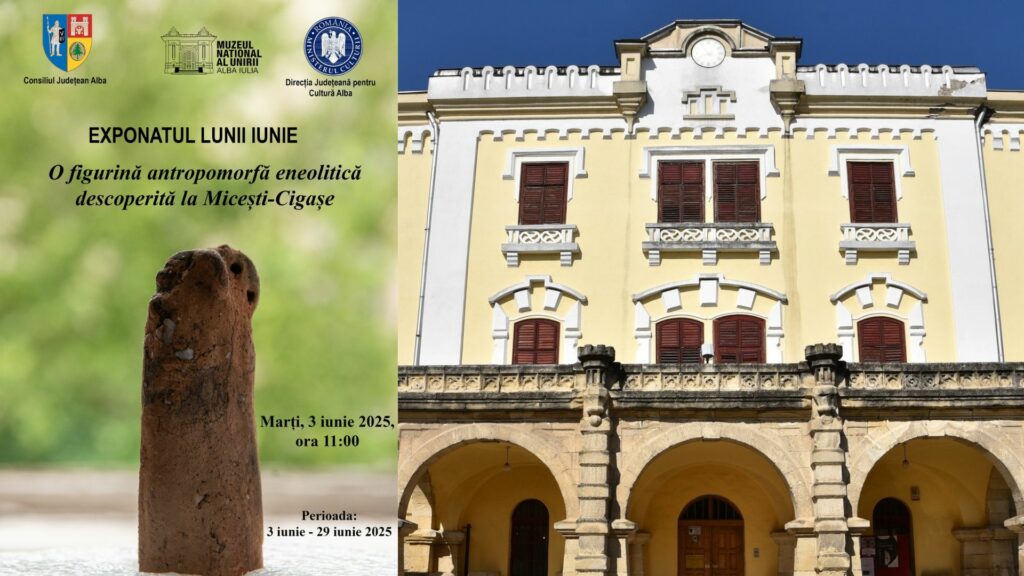 Statuetă din perioada eneoliticului, expusă la Muzeul Național al Unirii din Alba Iulia