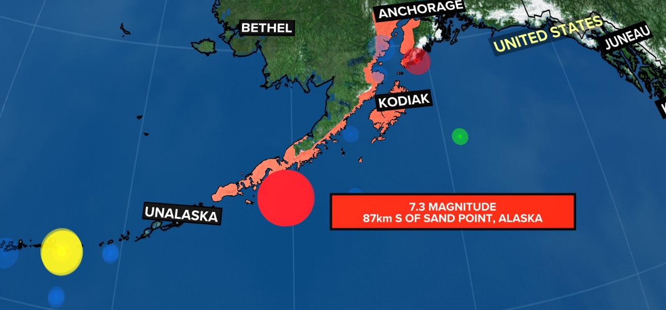 Aviz de tsunami în urma unui cutremur puternic de 7,3 grade, localizat ...