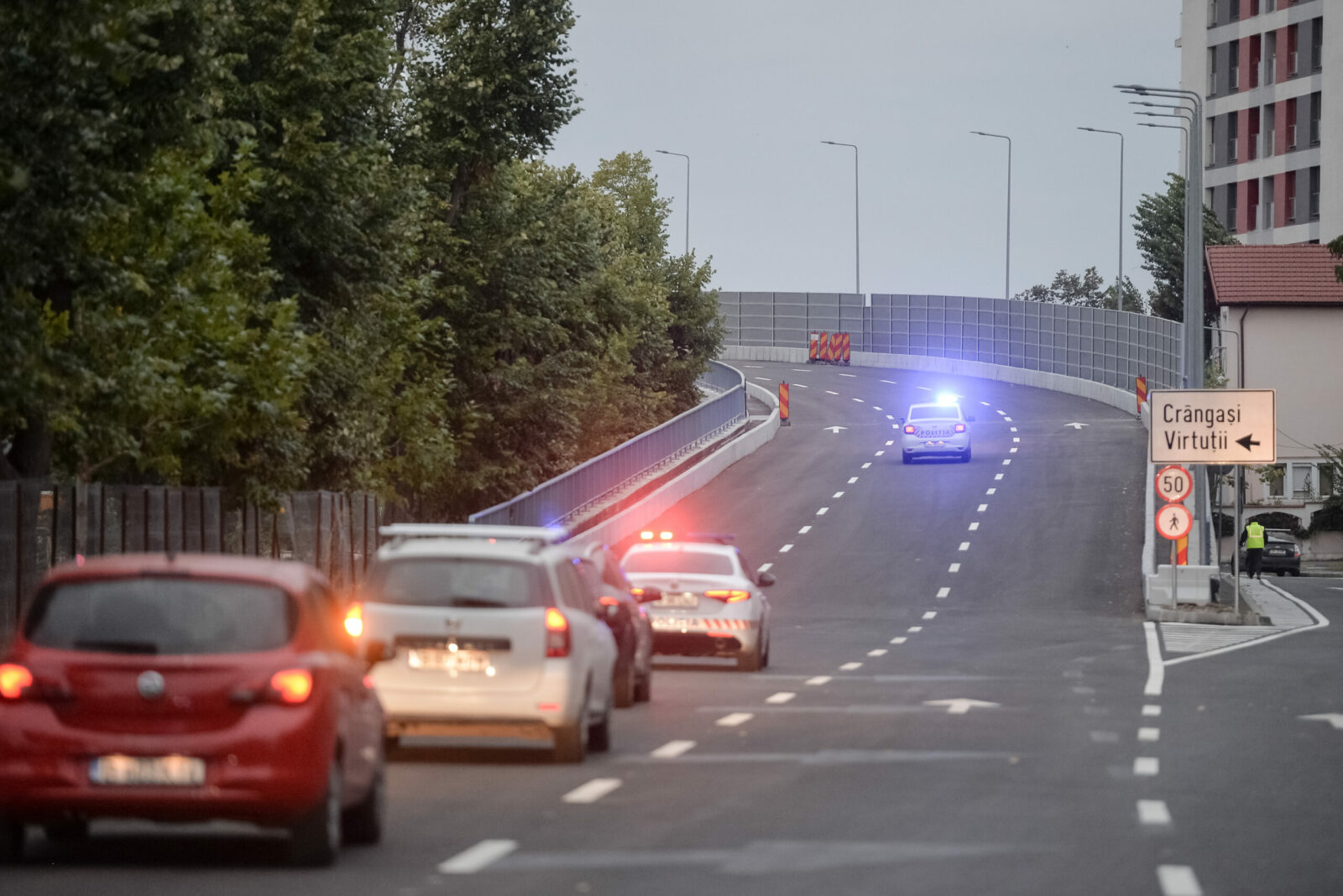 Poza pentru articolul Anunțul Infotrafic după furtuna de marți. Cozi de mașini s-au format în jurul Bucureștiului