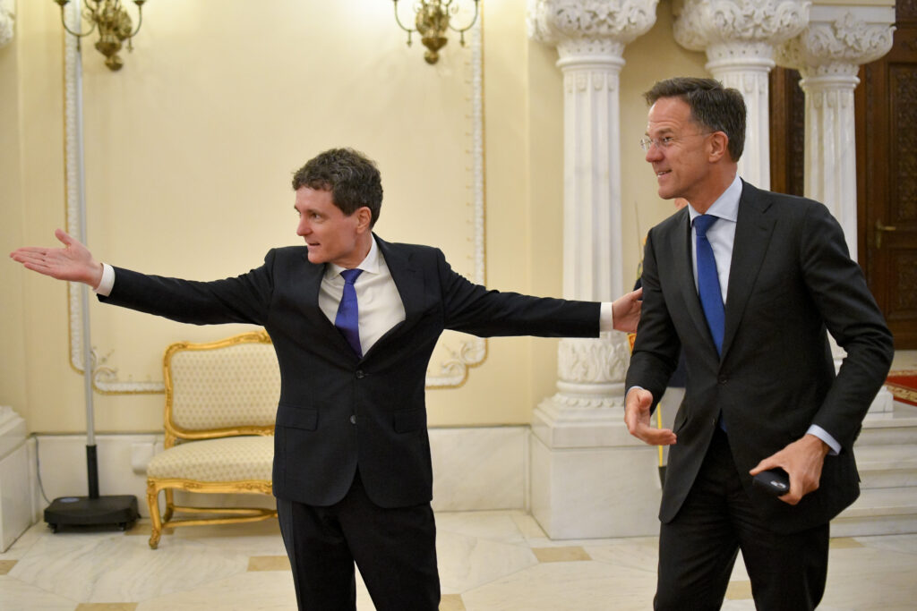 Nicușor Dan și premierul bulgar, întâlnire cu Mark Rutte pentru discuții privind securitatea la Marea Neagră