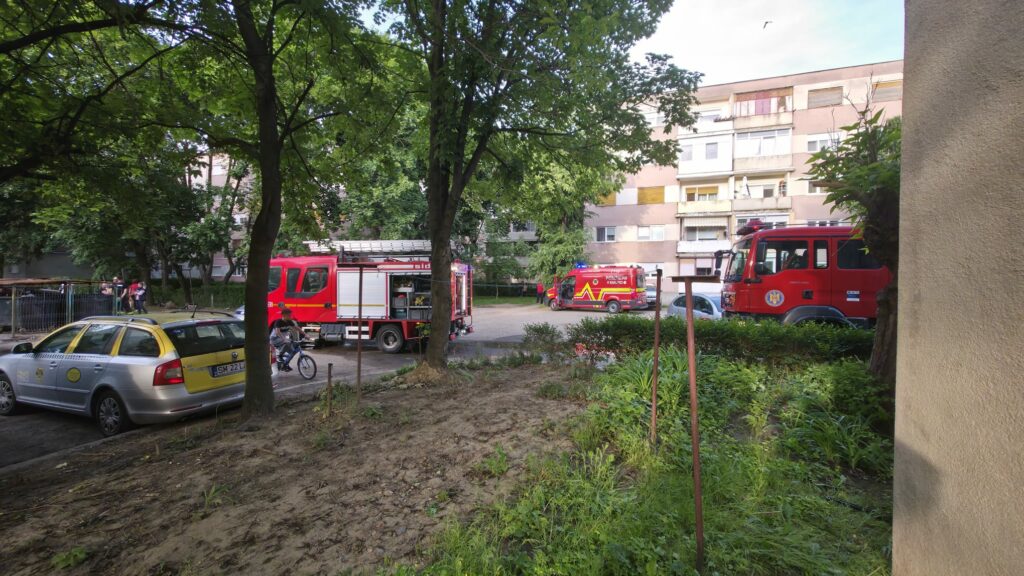 Incendiu devastator în Satu Mare: un mort și un rănit grav