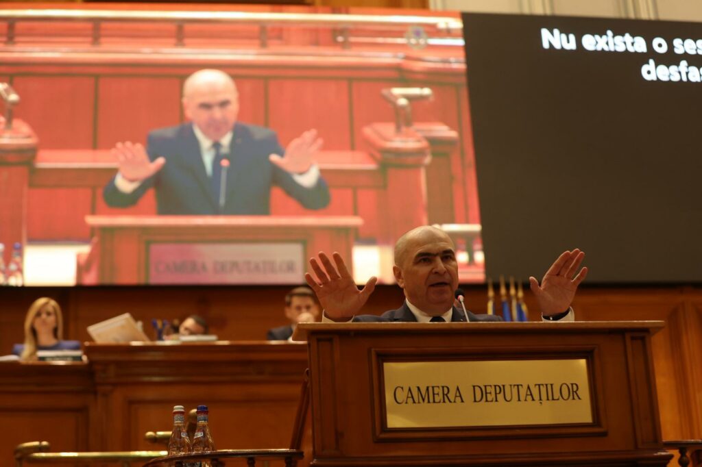 Ilie Bolojan își apără măsurile economice în Parlament