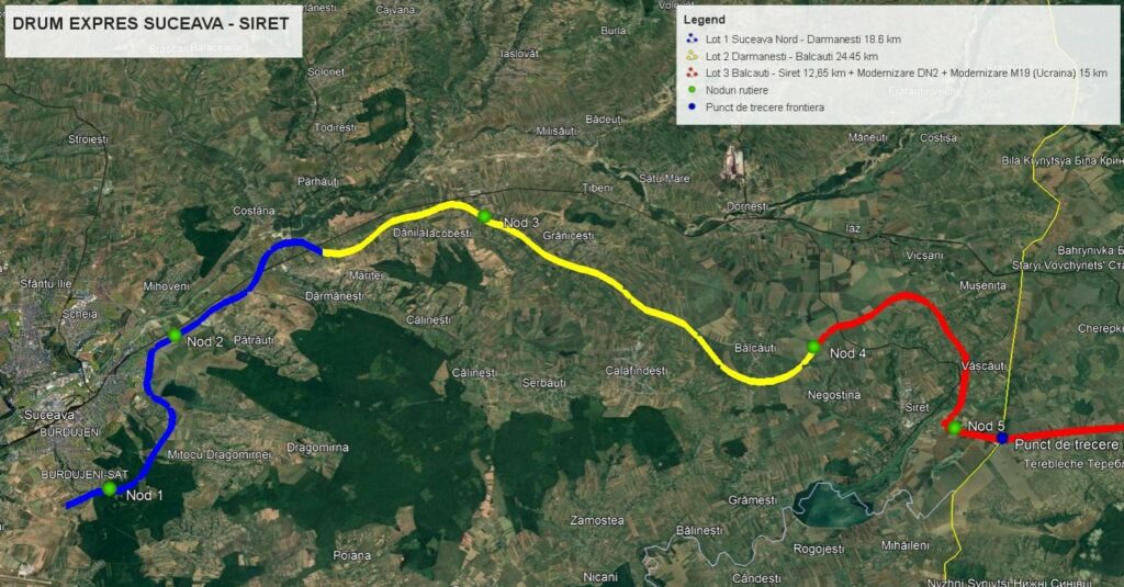 CNAIR câștigă achiziția drumului expres Suceava–Siret