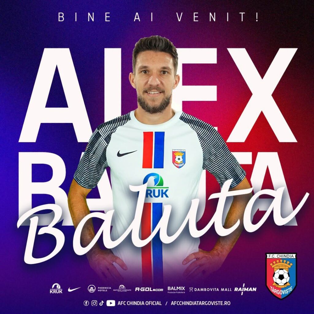 Alexandru Băluță va juca la Chindia Târgoviște