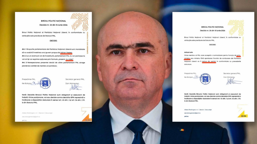 (DOCUMENTE)Deciziile lui Ilie Bolojan, prin care a cerut să nu fie votat Adrian Veștea și a amenințat liberalii cu excluderea, suspendate executoriu de Tribunalul Ilfov. Mediafax publică documentele PNL invalidate de instanță