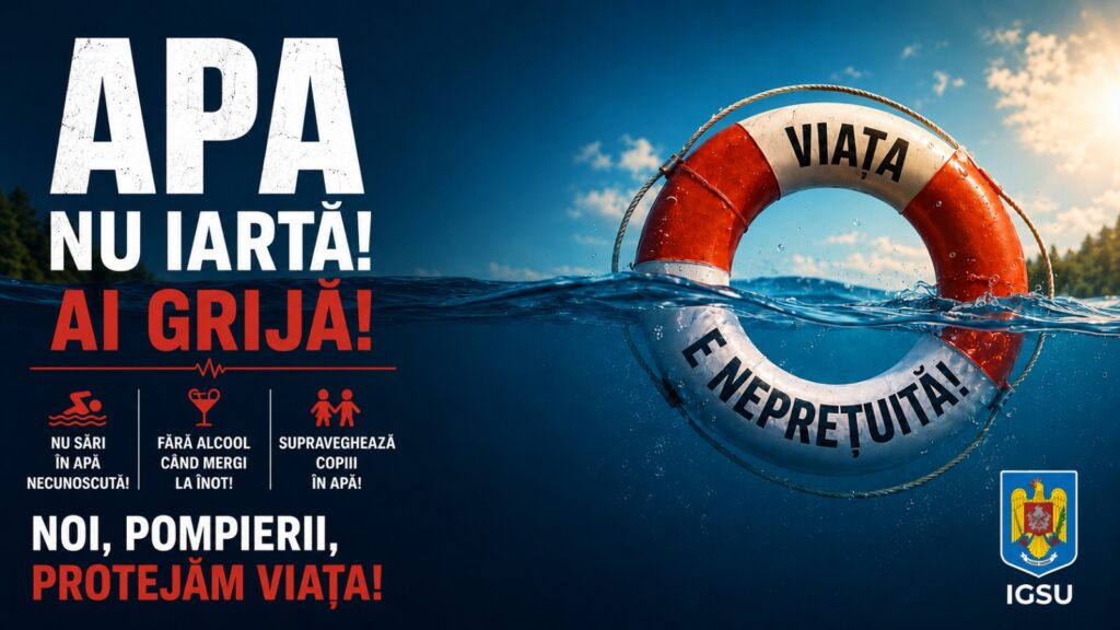 Împreună pentru Siguranță: Conștientizarea Pericolelor Scăldatului
