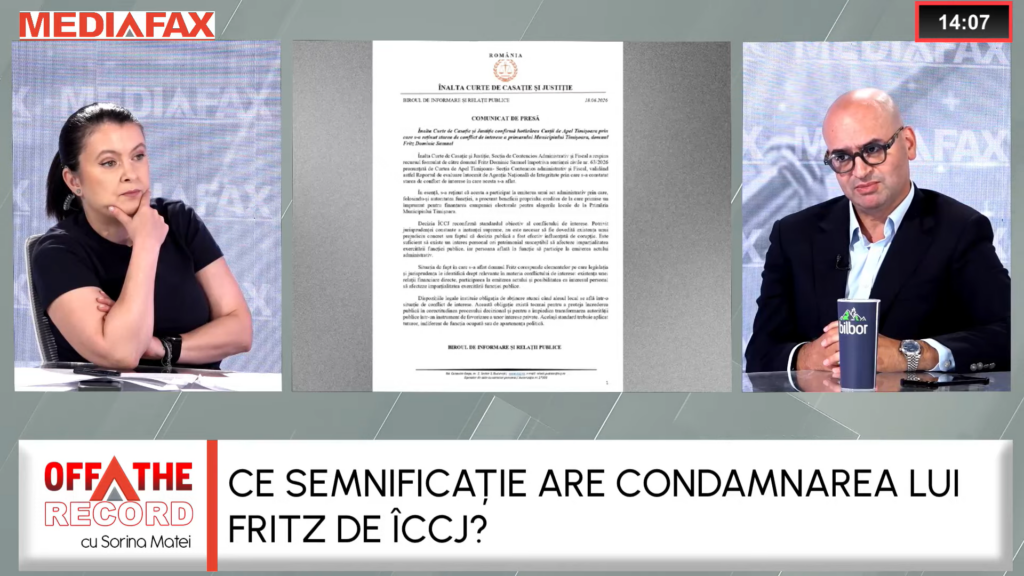 „Degeaba merge la CEDO. E o păcăleală”. Horia Georgescu, despre condamnarea lui Fritz