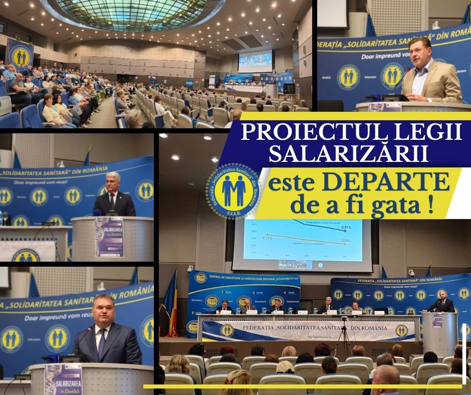 Sindicaliștii din Sănătate avertizează că noua lege a salarizării „este departe de a fi gata”