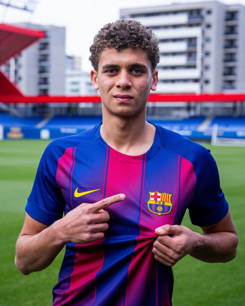 Hamza Abdelkarim, aflat la Cupa Mondială cu naționala Egiptului, va semna cu FC Barcelona
