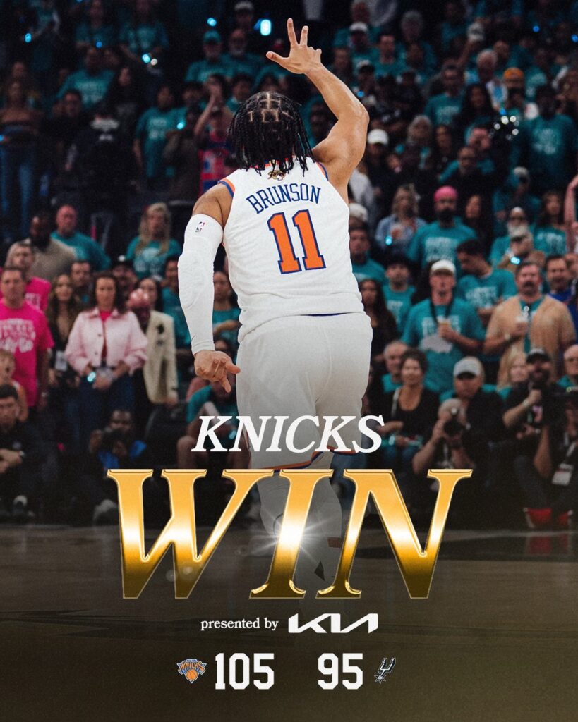 Knicks înving Spurs în finala NBA: Brunson strălucește!