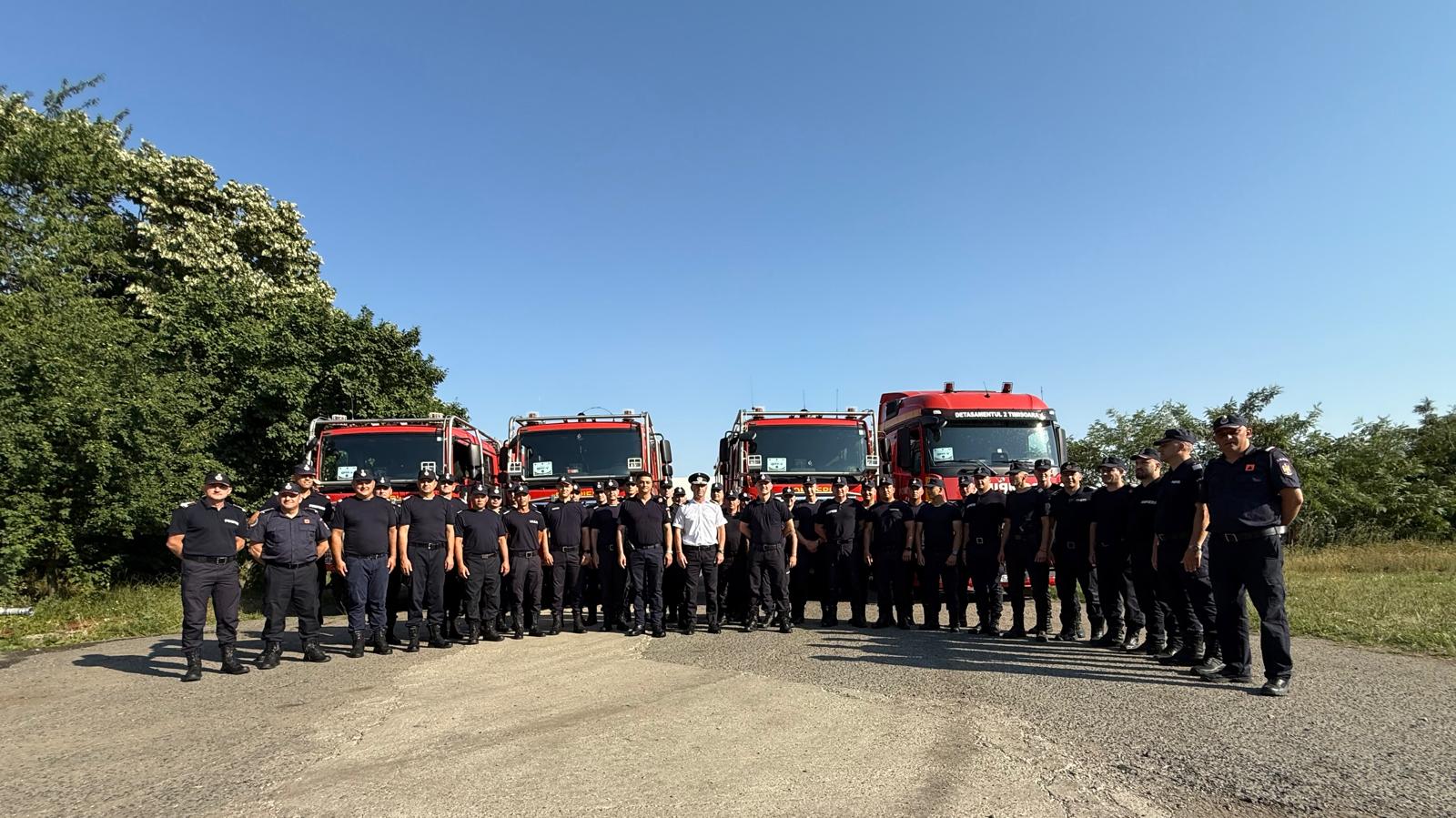 Pompieri români, în misiune anti-incendiu în Franța