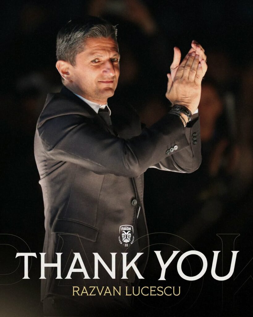 PAOK anunță oficial încetarea colaborării cu Răzvan Lucescu