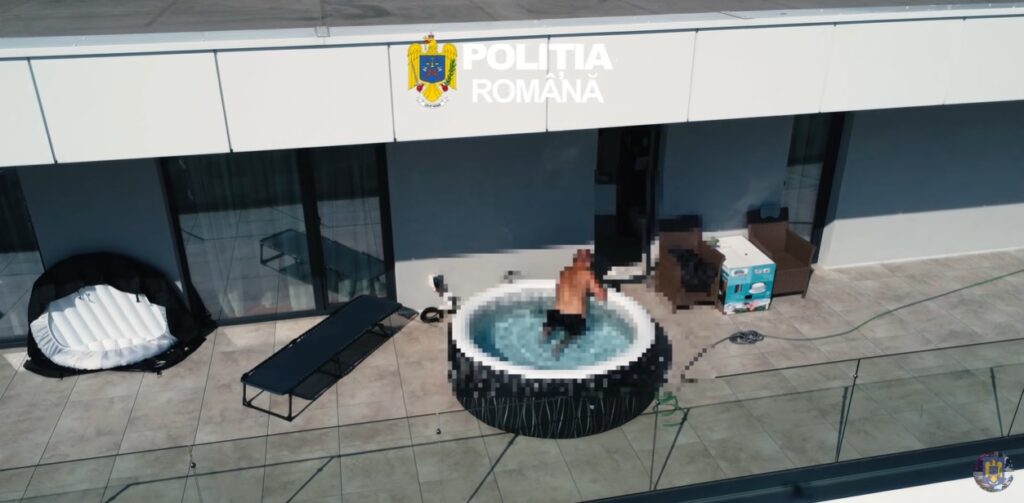 Bistrița: Un cetățean român, stabilit în Germania a fost reținut pentru trafic de droguri. Bărbatul a fost ridicat în timp ce se relaxa în piscină