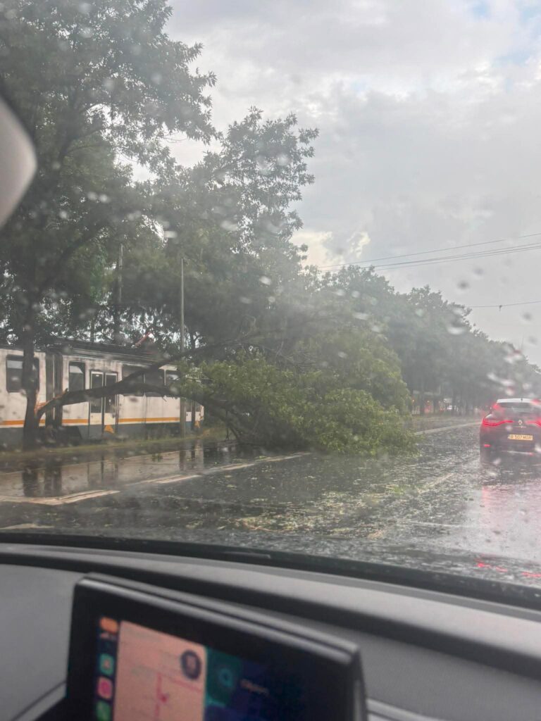 Cod Portocaliu de vreme rea în Capitală. A fost emis un nou mesaj RO-ALERT