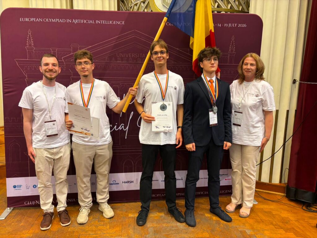România a obținut trei medalii la prima ediție a Olimpiadei Central-Europene de Inteligență Artificială