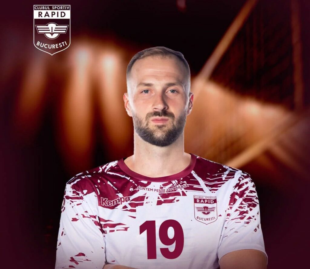 Rapid București transferă un voleibalist canadian cu experiență în campionate din Europa și Asia