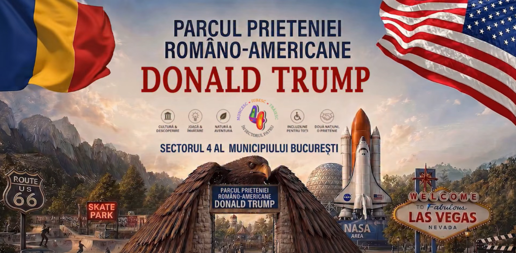 NASA, Hollywood și Donald Trump, în același parc din București. Daniel Băluță a prezentat proiectul