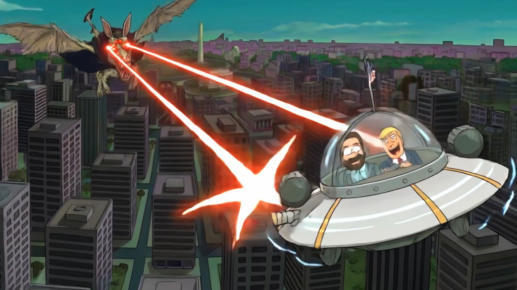 Casa Albă publică un video în stilul „Rick și Morty”, cu Trump în rolul principal. Animația stârnește critici