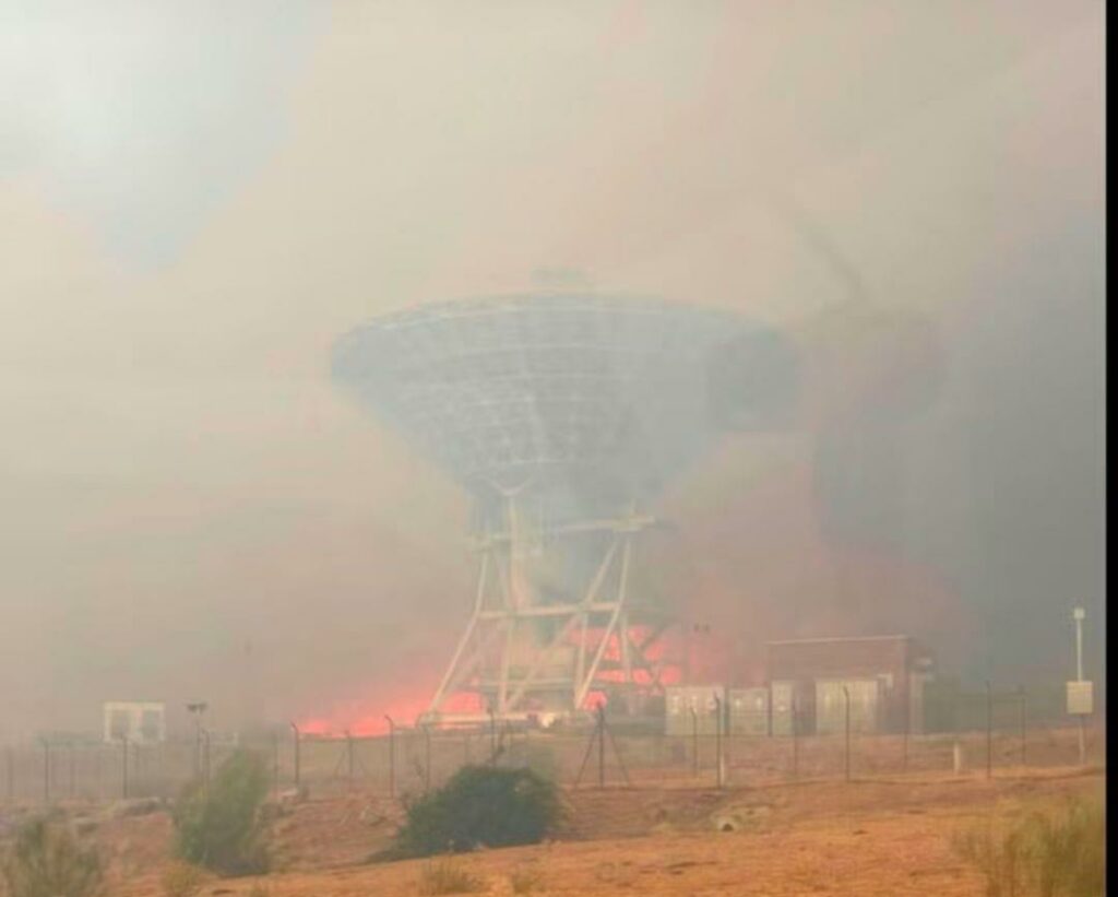 Spania: Un centru NASA, evacuat din cauza incendiului de lângă Madrid