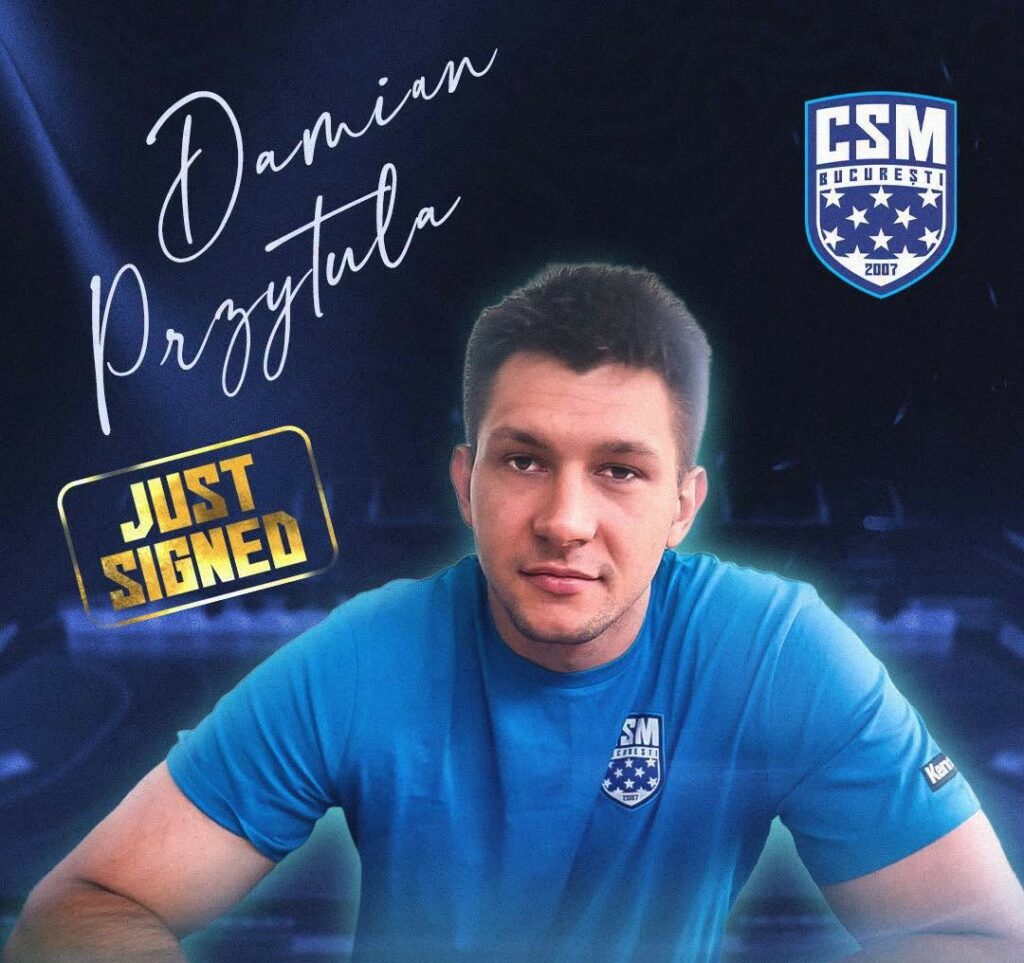 Echipa de handbal CSM București își întărește linia de 9 metri cu internaționalul polonez Damian Przytuła