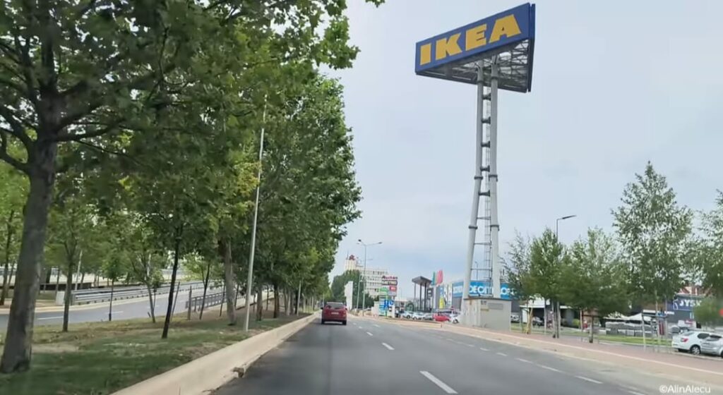 Restricții de trafic pe DN1, în București. Circulația este închisă pe Pasarela Ikea, pe sensul de ieșire din oraș