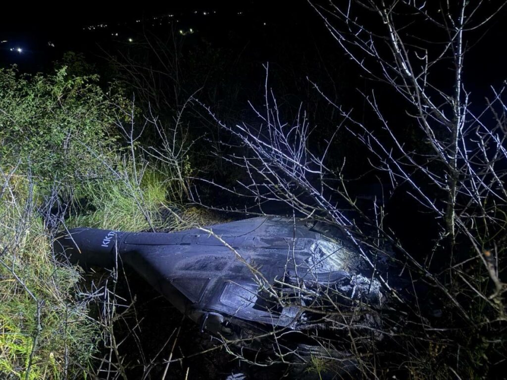 Fragment de dronă aeriană cu încărcătură explozivă, interceptat și distrus de militarii români la Gura Portiței