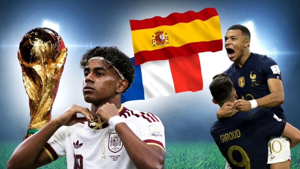 Doi fii de imigranți conduc Spania și Franța spre finala Cupei Mondiale. Când are loc duelul pentru finală