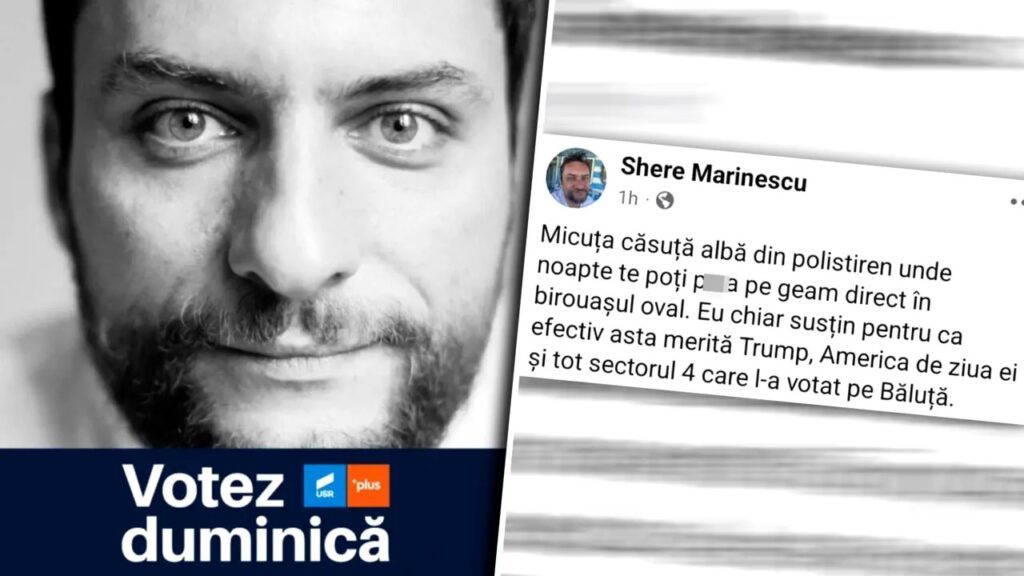 Gândul: „Asta merită Trump și America”. Derapajul unui fost candidat la șefia USR