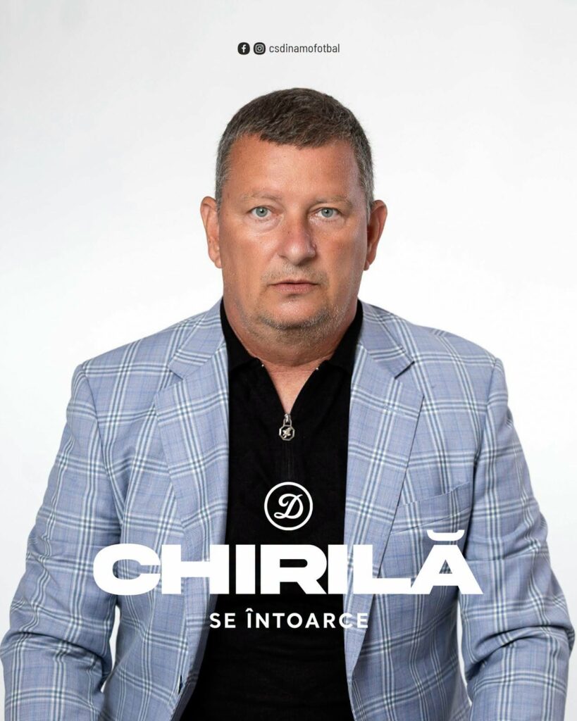 Ionuț Chirilă este noul antrenor principal de la CS Dinamo