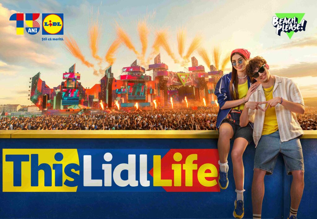 This Lidl Life revine la Beach, Please! cu cel mai mare magazin Lidl de festival de până acum, aducând prețurile accesibile din magazine direct în inima distracției