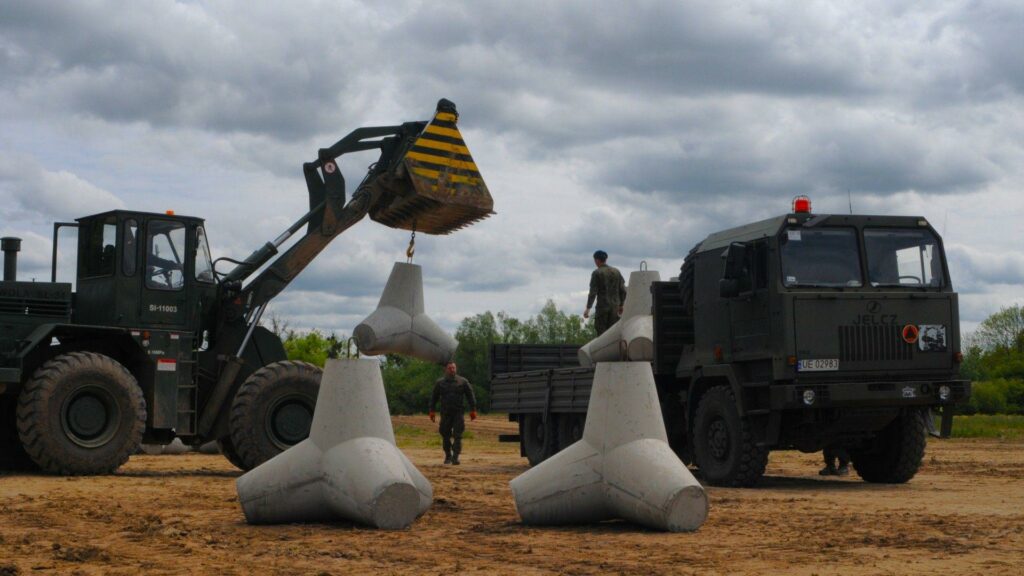 Armata germană construiește fortificații la granița estică a Poloniei
