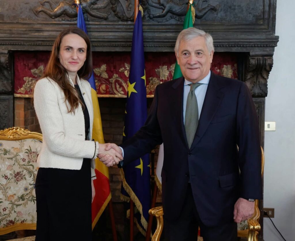 Italia și-a întărit prezența militară pe flancul estic după incidentul de la Galați, anunță Oana Țoiu
