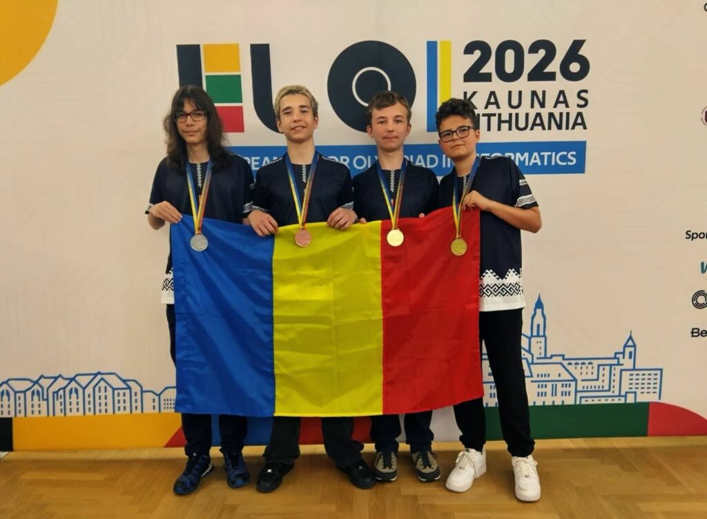 România, locul I în Europa la informatică pentru juniori. Patru medalii la Olimpiada Europeană