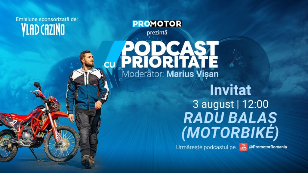 Podcast ProMotor: Radu Balaș revine cu noutăți pe YouTube Podcast ProMotor: Radu Balaș revine cu noutăți pe YouTube