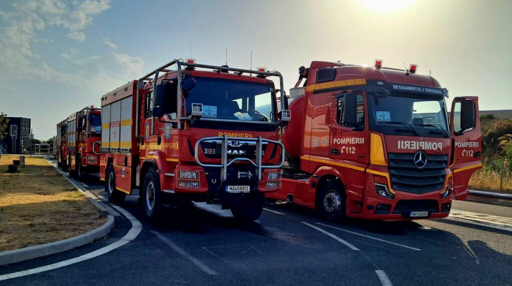România își menține modulul de intervenție în Franța. Pompierii au fost relocați într-o zonă vulnerabilă la incendii